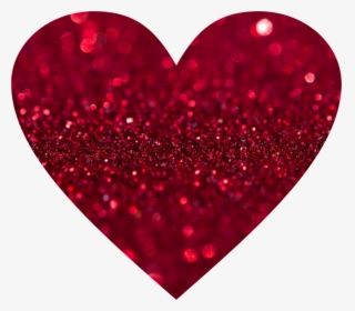Transparent Free Glitter Clipart - Transparent Red Glitter Heart, HD Png Download, Transparent PNG