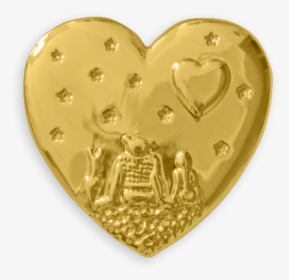 Gold Heart - Shrek Gold Heart Pin, HD Png Download, Transparent PNG