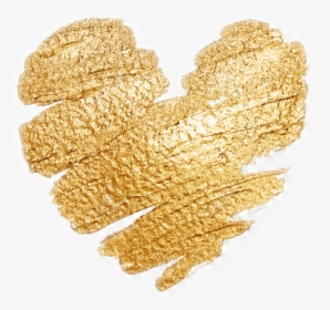 Clip Art Background Gold - Golden Heart Clipart Png, Transparent Png, Transparent PNG