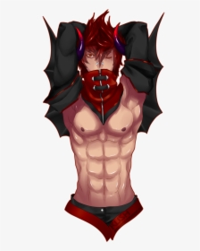 Buff 2 By Galactic-rush - Anime Guy With Abs, HD Png Download, Transparent PNG