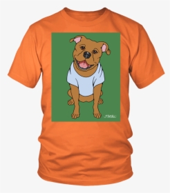 Pitbull Dog T-shirt - T-shirt, HD Png Download, Transparent PNG