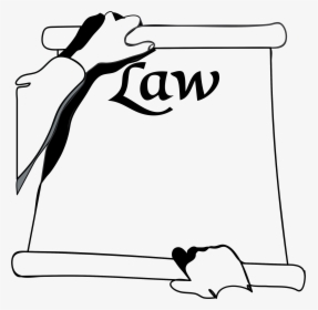 Clipart - Law Clipart Black And White, HD Png Download, Transparent PNG