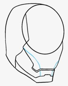 How To Draw Iron Man S Mask - Draw Iron Man Mask Easy, HD Png Download, Transparent PNG