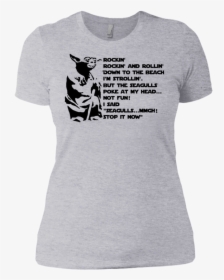 Yoda Seagulls Poke At My Head Next Level Ladies - Louis Vuitton T Shirt Women's, HD Png Download, Transparent PNG