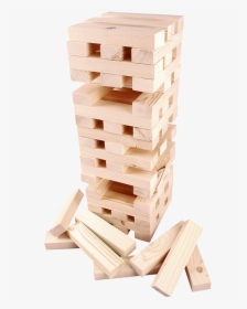 Toy Block,wooden Block,games,wood,wood Toy,mechanical - Transparent Jenga Png, Png Download, Transparent PNG