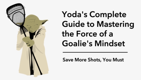Lacrosse Goalie Mental Training With Yoda - Squash Tennis, HD Png Download, Transparent PNG