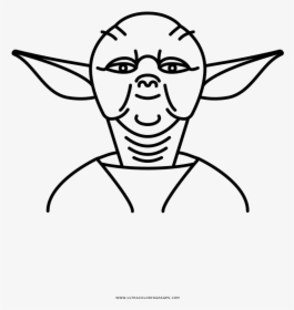 Yoda Coloring Page - Sketch, HD Png Download, Transparent PNG