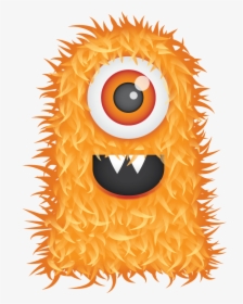 Cute Hairy Monster - Cute Monster Clipart, HD Png Download, Transparent PNG