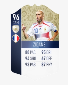 Carte Fut 19 Zidane, HD Png Download, Transparent PNG