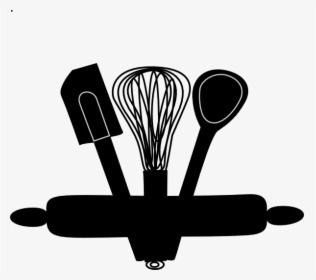 Bakery Clip Art At Clker - Baking Utensils Clipart Black And White, HD Png Download, Transparent PNG
