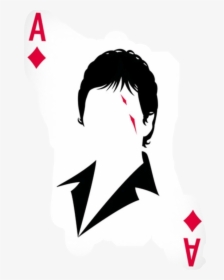 #ace #playingcards #scarface #freetoedit - Clove Of Ace Card, HD Png Download, Transparent PNG