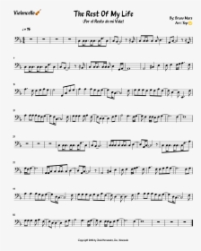 Bruno Mars Rest Of My Life Sheet Music, HD Png Download, Transparent PNG