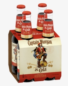 Captain Morgan Original Spiced Gold & Cola 330ml - Captain Morgan 4 Pack, HD Png Download, Transparent PNG