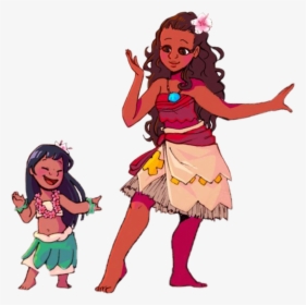 Moana And Lilo , Png Download - Lilo And Moana, Transparent Png, Transparent PNG
