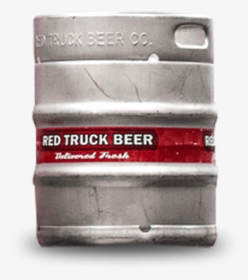 Red Truck Beer Keg - Leather, HD Png Download, Transparent PNG