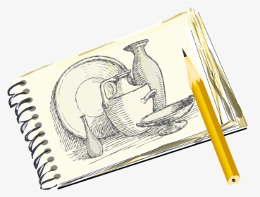 Transparent Sketchbook Png - Sketch Pad Clipart, Png Download, Transparent PNG