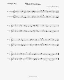 White Christmas Sheet Music Composed By Arranged By - Ll Go Where You Want Me, HD Png Download, Transparent PNG