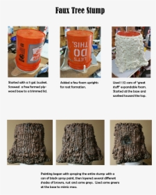 Diy Tree Stump Prop, HD Png Download, Transparent PNG