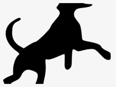 Dog Vector Art - Dog Jumping Silhouette Transparent, HD Png Download, Transparent PNG