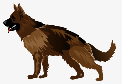 Collection Of Free Dog Vector German Shepherd - German Shepherd Dog Vector Png, Transparent Png, Transparent PNG