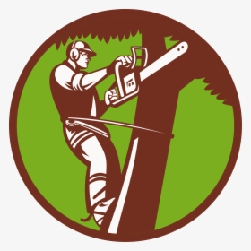 Tree Stump Arborist Logo Stump Grinder - Tree Service Clip Art, HD Png Download, Transparent PNG