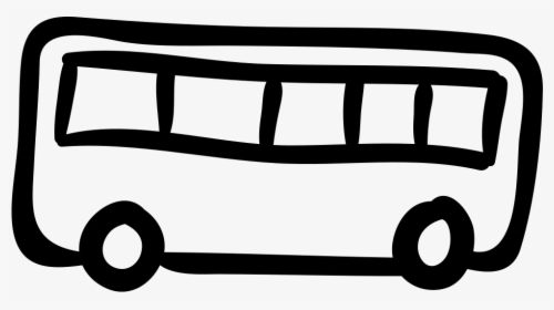Transparent Clipart Buss - Bus Hand Drawn Png, Png Download, Transparent PNG