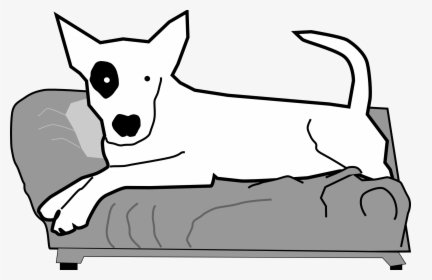 Dog On Couch Clipart, HD Png Download, Transparent PNG