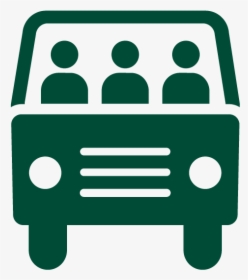 Vanpool Icon - Commuter Bus Icon, HD Png Download, Transparent PNG