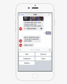 Cnn Chat Bot On Kik - Cnn Chatbot Kik, HD Png Download, Transparent PNG