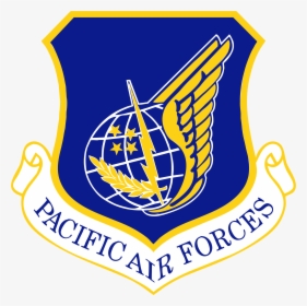 Transparent Us Air Force Logo Png - Pacific Air Forces Logo, Png Download, Transparent PNG