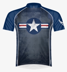 Air Force Vintage Logo Men S Sport Cut Cycling Jersey - Us Air Force Jersey, HD Png Download, Transparent PNG