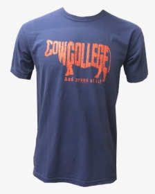 Comfort Colors Cow College Silhouette T-shirt - Active Shirt, HD Png Download, Transparent PNG