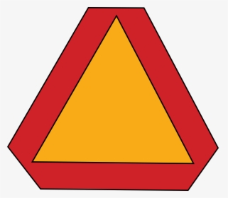Slow Moving Vehicle Sign Clip Arts - Slow Moving Vehicle Sign Speed, HD Png Download, Transparent PNG