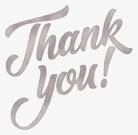 Transparent Thank You - Calligraphy, HD Png Download, Transparent PNG