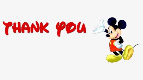 Disneyland Clipart Thank You - Disney Thank You Clipart, HD Png Download, Transparent PNG