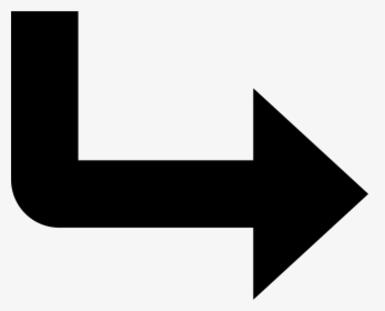 Arrow Down And Right - Down Right Arrow Symbol, HD Png Download, Transparent PNG