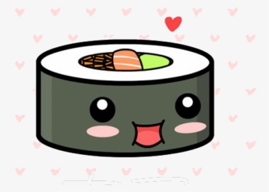 Cute Cartoon Sushi Roll Clipart , Png Download - Sushi Kawaii, Transparent Png, Transparent PNG