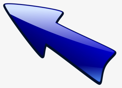 Long Arrow Up Left - Arrow Pointing Up Left, HD Png Download, Transparent PNG