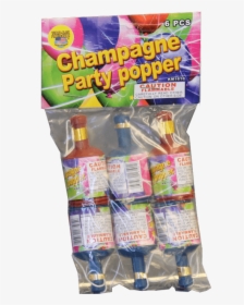 Champagne Party Popper 6 Pack - 6 Pack Party Poppers, HD Png Download, Transparent PNG