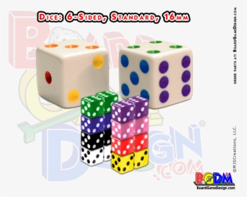 6 Sided Numbered Dice, D6 - Bowling Pin Pawns, HD Png Download, Transparent PNG