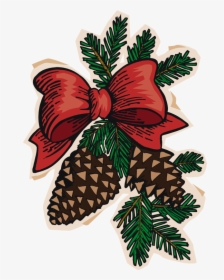 Pinecone Clipart Longleaf Pine - Christmas Pine Cone Clipart, HD Png Download, Transparent PNG