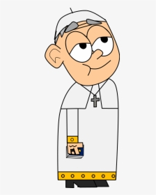 The Loud House Fanon Wikia - Cartoon Picture Of Pope, HD Png Download, Transparent PNG