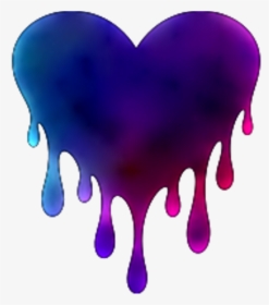 Transparent Dripping Slime Png - Transparent Tie Dye Heart, Png Download, Transparent PNG