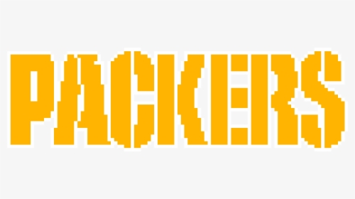 Pixelated Packers Wordart - Green Bay Packers Clip Art, HD Png Download, Transparent PNG