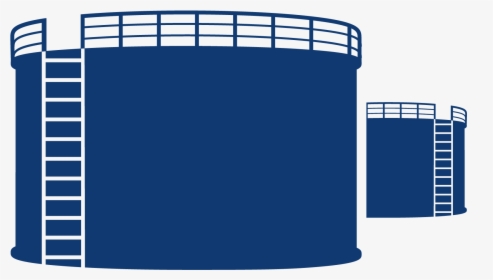 Oil Tank Icon In Blue Png, Transparent Png, Transparent PNG