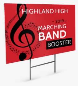 Marching Band Yard Sign Template Preview - Graphic Design, HD Png Download, Transparent PNG