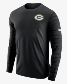 Green Bay Packers Enzyme Pattern Long Sleeve-0 - Nike Basketball Shirts, HD Png Download, Transparent PNG