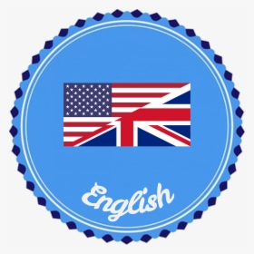 Badge, Flair, English, Language, Flag, America, Britain - Simbolo Da Lingua Inglesa, HD Png Download, Transparent PNG