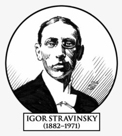Igor Stravinsky - Cartoon - Cartoon, HD Png Download, Transparent PNG