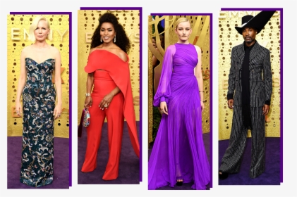 Emmys 2019 Red Carpet All The Dresses Fashion - Fashion At The Emmys 2019, HD Png Download, Transparent PNG
